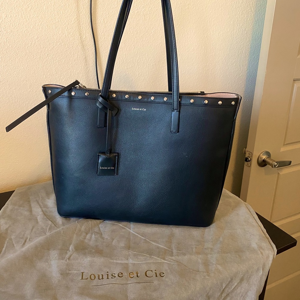 Louise et Cie black tote handbag